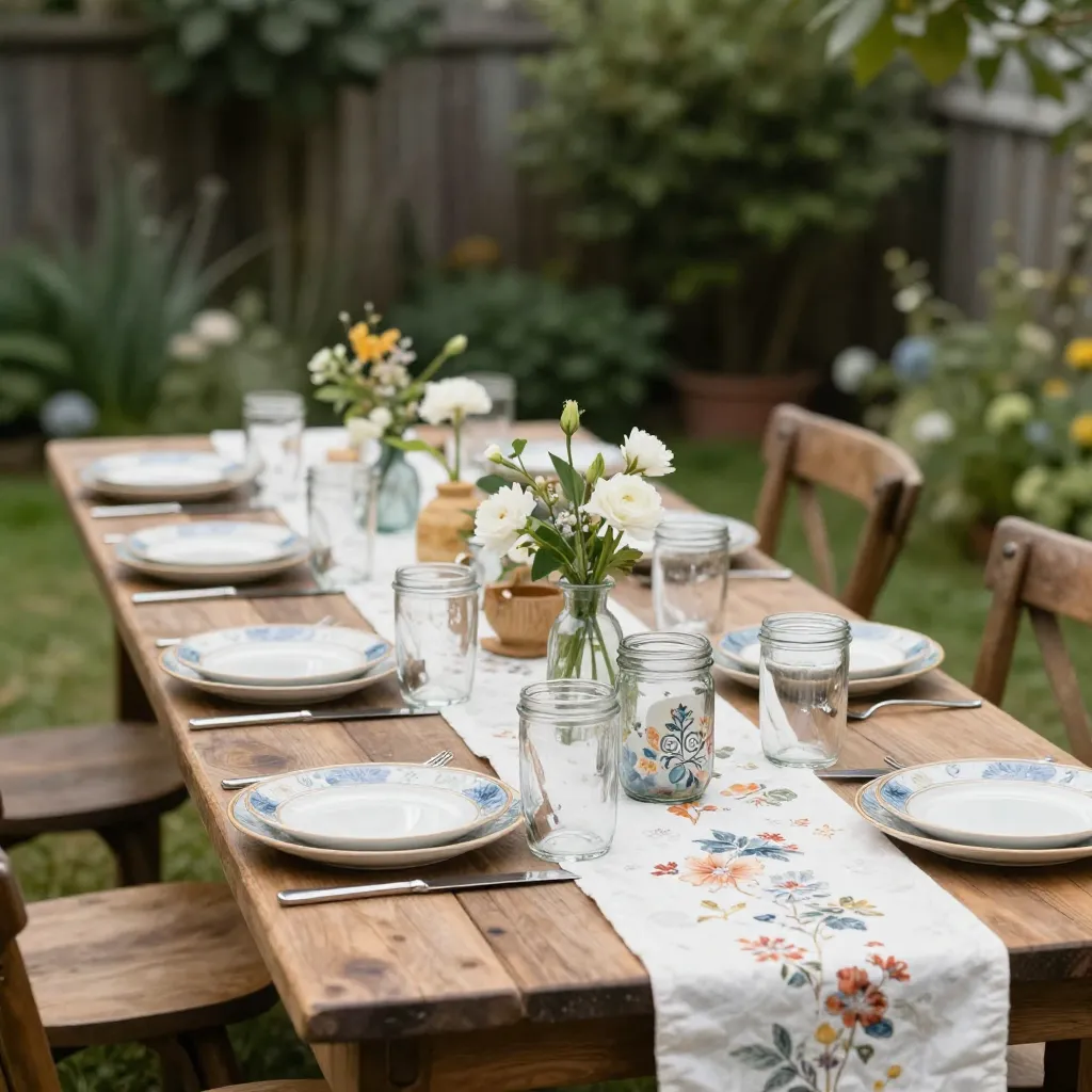 Høy kvalitet dekorative elementer for hagefester